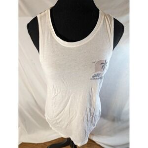 Spiritual Gangster Size Small White Tank Top